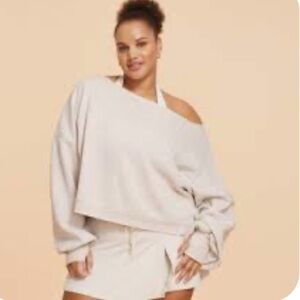 Blogilates Dance Studio Sweatshirt Moonbeam NWT
